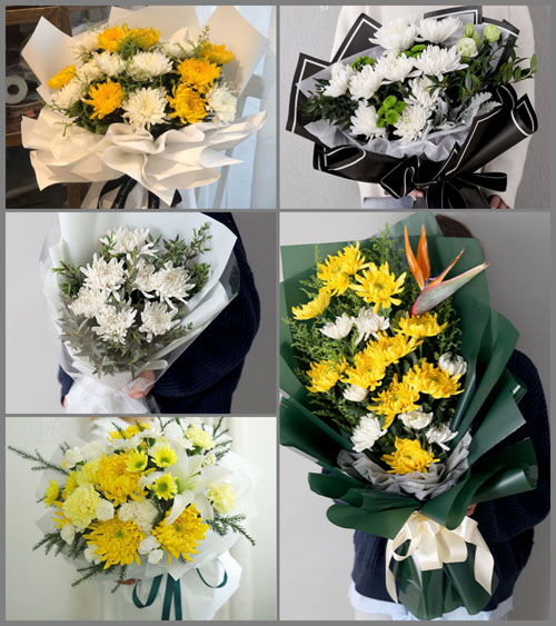 河北邯郸永年区广府镇白事花束代送